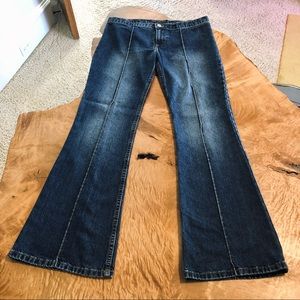 Juicy Couture Vintage Seamed Flare Jeans